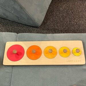 Lovevery Circle of friends wooden Puzzle the babbler